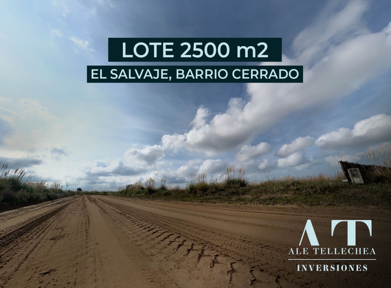 LOTE 2500 m2 en barrio cerrado