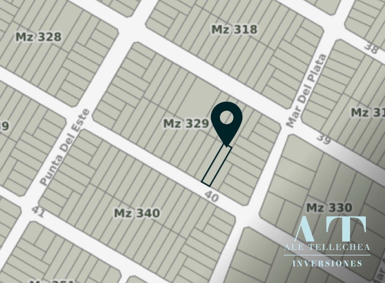 LOTE UNIFAMILIAR en MAR AZUL a 200m de la playa