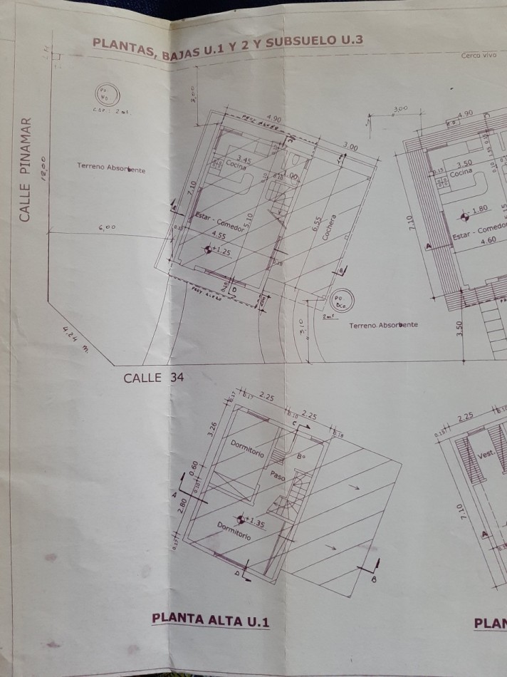 MULTIFAMILIAR EN MAR AZUL - TRES UNIDADES - 200M2