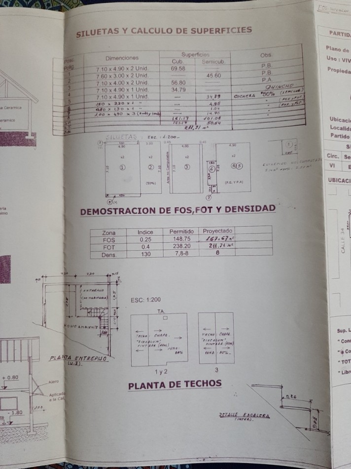 MULTIFAMILIAR EN MAR AZUL - TRES UNIDADES - 200M2