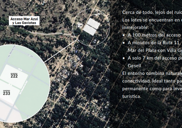 lotes en las gaviotas desde 700 m2