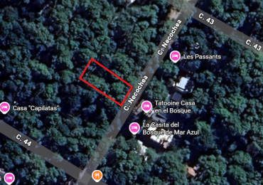 Lote en Venta en Mar Azul: Bosque, Silencio a 9 cuadras del Mar.